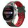 Per Huawei Watch 3 Pro Nuovo cinturino sportivo in silicone bicolore da 22 mm (verde + rosso) Per Huawei Watch 3 Pro Nuovo cinturino sportivo in silicone bicolore da 22 mm (verde + rosso)