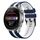 Per Huawei Watch 3 Pro Nuovo cinturino sportivo in silicone bicolore da 22 mm (blu + bianco) Per Huawei Watch 3 Pro Nuovo cinturino sportivo in silicone bicolore da 22 mm (blu + bianco)