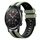 Per Honor Watch GS 3i 22mm cinturino sportivo in silicone bicolore (verde chiaro + nero)