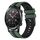 Per Honor Watch GS 3i 22mm cinturino sportivo in silicone bicolore (verde oliva + nero)
