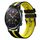 Per Honor Watch GS 3i 22mm cinturino sportivo in silicone bicolore (nero + giallo) Per Honor Watch GS 3i 22mm cinturino sportivo in silicone bicolore (nero + giallo)