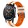Per Honor Watch GS 3i 22mm cinturino sportivo in silicone bicolore (Starlight + arancione)