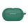 Custodia protettiva in silicone per auricolari wireless Beats Solo Buds con foro (verde scuro)