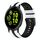 Per cinturino in silicone sportivo bicolore Garmin Vivoactive 5 20mm (bianco + nero)