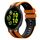 Per Garmin Vivoactive 5 20mm cinturino sportivo in silicone bicolore (arancione+nero) Per Garmin Vivoactive 5 20mm cinturino sportivo in silicone bicolore (arancione+nero)