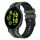 Per Garmin Vivoactive 5 20mm cinturino sportivo in silicone bicolore (verde oliva+nero)