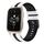 Per cinturino sportivo in silicone bicolore Garmin Forerunner Sq2 Music da 20 mm (bianco + nero) Per cinturino sportivo in silicone bicolore Garmin Forerunner Sq2 Music da 20 mm (bianco + nero)