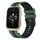 Per cinturino sportivo in silicone bicolore Garmin Forerunner Sq2 Music da 20 mm (verde oliva + nero) Per cinturino sportivo in silicone bicolore Garmin Forerunner Sq2 Music da 20 mm (verde oliva + nero)