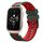 Per cinturino in silicone sportivo bicolore Garmin Forerunner Sq2 da 20 mm (verde + rosso)