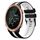 Per Garmin Forerunner 645 Music 20mm cinturino sportivo in silicone bicolore (nero + bianco)