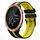 Per Garmin Forerunner 645 Music 20mm cinturino sportivo in silicone bicolore (nero + giallo) Per Garmin Forerunner 645 Music 20mm cinturino sportivo in silicone bicolore (nero + giallo)
