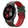 Per Garmin Venu 2 Plus 20mm cinturino sportivo in silicone bicolore (verde+rosso) Per Garmin Venu 2 Plus 20mm cinturino sportivo in silicone bicolore (verde+rosso)