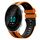 Per Garmin Forerunner 55 20mm cinturino sportivo in silicone bicolore (arancione+nero) Per Garmin Forerunner 55 20mm cinturino sportivo in silicone bicolore (arancione+nero)