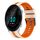 Per Garmin Forerunner 55 cinturino sportivo in silicone bicolore da 20 mm (Starlight + arancione)
