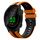 Per Garmin Forerunner 158 cinturino sportivo in silicone bicolore da 20 mm (arancione + nero) Per Garmin Forerunner 158 cinturino sportivo in silicone bicolore da 20 mm (arancione + nero)