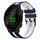 Per cinturino in silicone sportivo bicolore Garmin Forerunner 158 da 20 mm (blu + bianco) Per cinturino in silicone sportivo bicolore Garmin Forerunner 158 da 20 mm (blu + bianco)