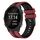 Per cinturino in silicone sportivo bicolore Garmin Forerunner 245 Music da 20 mm (rosso + nero) Per cinturino in silicone sportivo bicolore Garmin Forerunner 245 Music da 20 mm (rosso + nero)