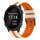 Per Garmin Forerunner 245 Music 20mm Cinturino sportivo in silicone bicolore (Starlight+arancione) Per Garmin Forerunner 245 Music 20mm Cinturino sportivo in silicone bicolore (Starlight+arancione)