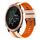 Per Garmin Forerunner 645 cinturino sportivo in silicone bicolore da 20 mm (Starlight + arancione)