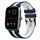 Per Amazfit GTS 2 Mini 20mm Cinturino sportivo in silicone bicolore (blu+bianco) Per Amazfit GTS 2 Mini 20mm Cinturino sportivo in silicone bicolore (blu+bianco)