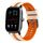 Per Amazfit GTS 2 Mini cinturino sportivo in silicone bicolore da 20 mm (Starlight + arancione) Per Amazfit GTS 2 Mini cinturino sportivo in silicone bicolore da 20 mm (Starlight + arancione)