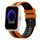 Per cinturino sportivo in silicone bicolore Amazfit Pop Pro da 20 mm (arancione + nero) Per cinturino sportivo in silicone bicolore Amazfit Pop Pro da 20 mm (arancione + nero)