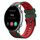 Per Amazfit GTR 2 22mm cinturino sportivo in silicone bicolore (verde + rosso) Per Amazfit GTR 2 22mm cinturino sportivo in silicone bicolore (verde + rosso)