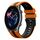 Per cinturino sportivo in silicone bicolore Amazfit 3 22mm (arancione + nero) Per cinturino sportivo in silicone bicolore Amazfit 3 22mm (arancione + nero)