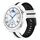 Per Huawei Watch GT3 Pro 43mm 20mm cinturino sportivo in silicone bicolore (bianco + nero) Per Huawei Watch GT3 Pro 43mm 20mm cinturino sportivo in silicone bicolore (bianco + nero)