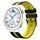 Per Huawei Watch GT3 Pro 43mm 20mm cinturino sportivo in silicone bicolore (nero + giallo) Per Huawei Watch GT3 Pro 43mm 20mm cinturino sportivo in silicone bicolore (nero + giallo)