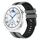 Per Huawei Watch GT3 Pro 43mm 20mm cinturino sportivo in silicone bicolore (grigio + nero)