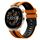 Per Huawei Watch GT3 42mm 20mm cinturino sportivo in silicone bicolore (arancione + nero) Per Huawei Watch GT3 42mm 20mm cinturino sportivo in silicone bicolore (arancione + nero)