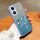 Custodia per telefono in TPU con supporto a farfalla con glitter sfumato placcato per vivo Y02s (Sierra Blue) Custodia per telefono in TPU con supporto a farfalla con glitter sfumato placcato per vivo Y02s (Sierra Blue)