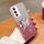 Custodia per telefono in TPU con supporto a farfalla con glitter sfumato placcato per vivo Y76s (rosa) Custodia per telefono in TPU con supporto a farfalla con glitter sfumato placcato per vivo Y76s (rosa)