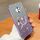 Custodia per telefono in TPU con supporto a farfalla con glitter sfumato placcato per vivo Y9s / V17 (viola) Custodia per telefono in TPU con supporto a farfalla con glitter sfumato placcato per vivo Y9s / V17 (viola)