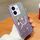 Per vivo Y22 / Y22s Custodia per telefono in TPU con supporto a farfalla con glitter sfumato placcato (viola) Per vivo Y22 / Y22s Custodia per telefono in TPU con supporto a farfalla con glitter sfumato placcato (viola)