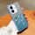 Per vivo Y22 / Y22s Custodia per telefono in TPU con supporto a farfalla con glitter sfumato placcato (blu Sierra) Per vivo Y22 / Y22s Custodia per telefono in TPU con supporto a farfalla con glitter sfumato placcato (blu Sierra)