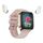 X9 Orologio intelligente con auricolare Bluetooth 2 in 1 con schermo quadrato da 1,85 pollici (oro rosa)
