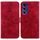Custodia per telefono in pelle goffrata Giglio per Samsung Galaxy S24 FE 5G (rossa) Custodia per telefono in pelle goffrata Giglio per Samsung Galaxy S24 FE 5G (rossa)