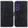 Custodia per telefono in pelle goffrata Giglio per Samsung Galaxy S24 FE 5G (nera) Custodia per telefono in pelle goffrata Giglio per Samsung Galaxy S24 FE 5G (nera)