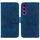 Custodia per telefono in pelle goffrata rosa farfalla per Samsung Galaxy S24 FE 5G (blu) Custodia per telefono in pelle goffrata rosa farfalla per Samsung Galaxy S24 FE 5G (blu)
