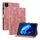 Per itel Pad One 10.1 Custodia per tablet in pelle goffrata Lily (rosa)