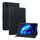 Custodia per tablet in pelle goffrata Giglio per Itel Pad One 10.1 (nera)