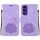 Custodia per telefono in pelle goffrata Lotus per Samsung Galaxy S24 FE 5G (viola) Custodia per telefono in pelle goffrata Lotus per Samsung Galaxy S24 FE 5G (viola)