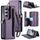 Per Samsung Galaxy Z Fold6 5G CaseMe C22 PC + TPU Custodia per telefono in pelle antifurto stile business RFID con slot per penna (viola) Per Samsung Galaxy Z Fold6 5G CaseMe C22 PC + TPU Custodia per telefono in pelle antifurto stile business RFID con slot per penna (viola)