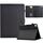 Per Samsung Galaxy Tab A9 Custodia in pelle Smart Tablet con struttura in fibra di colore solido (nera) Per Samsung Galaxy Tab A9 Custodia in pelle Smart Tablet con struttura in fibra di colore solido (nera)