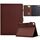 Per Samsung Galaxy Tab A9+ Custodia in pelle Smart Tablet con struttura in fibra di colore solido (marrone) Per Samsung Galaxy Tab A9+ Custodia in pelle Smart Tablet con struttura in fibra di colore solido (marrone)