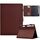 Per Samsung Galaxy Tab S9 / S9 FE Custodia in pelle Smart Tablet con struttura in fibra di colore solido (marrone) Per Samsung Galaxy Tab S9 / S9 FE Custodia in pelle Smart Tablet con struttura in fibra di colore solido (marrone)