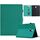 Per Samsung Galaxy Tab A 10.5 Custodia in pelle Smart Tablet con struttura in fibra di colore solido (verde lago) Per Samsung Galaxy Tab A 10.5 Custodia in pelle Smart Tablet con struttura in fibra di colore solido (verde lago)