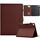 Per Samsung Galaxy Tab S5e Custodia in pelle Smart Tablet con struttura in fibra di colore solido (marrone) Per Samsung Galaxy Tab S5e Custodia in pelle Smart Tablet con struttura in fibra di colore solido (marrone)